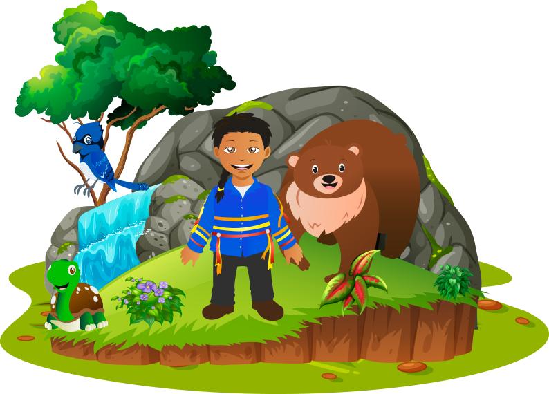 bear and person image home